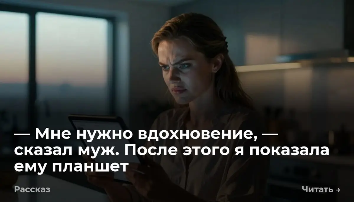 — Мне нужно вдохновение, — сказал муж. После этого я показала ему планшет
— Ты забыл мусор, — крикнула я в прихожую, перекрывая шум закипающего чайника | Сетка — социальная сеть от hh.ru