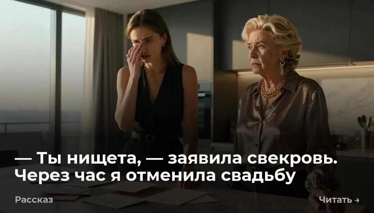— Ты нищета, — заявила свекровь. Через час я отменила свадьбу
— Положи этот список, Даш, я сам вычеркну Смирновых, — Антон потянулся через кухонный стол и забрал у меня шариковую ручку | Сетка — социальная сеть от hh.ru