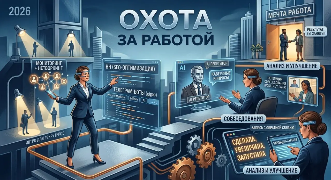 ОХОТА ЗА РАБОТОЙНедавно я читала очень интересный разбор от соискательницы, которая 4 месяца целенаправленно искала работу и в итоге нашла | Сетка — социальная сеть от hh.ru