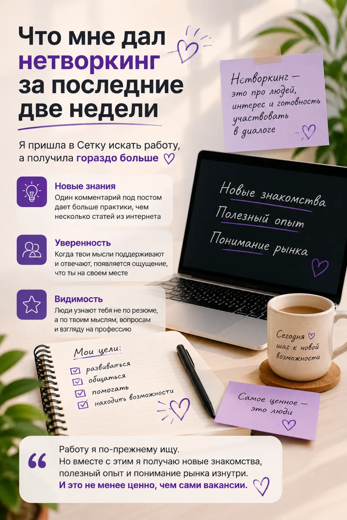 Что мне дал нетворкинг за последние две недели... | Сетка — социальная сеть от hh.ru