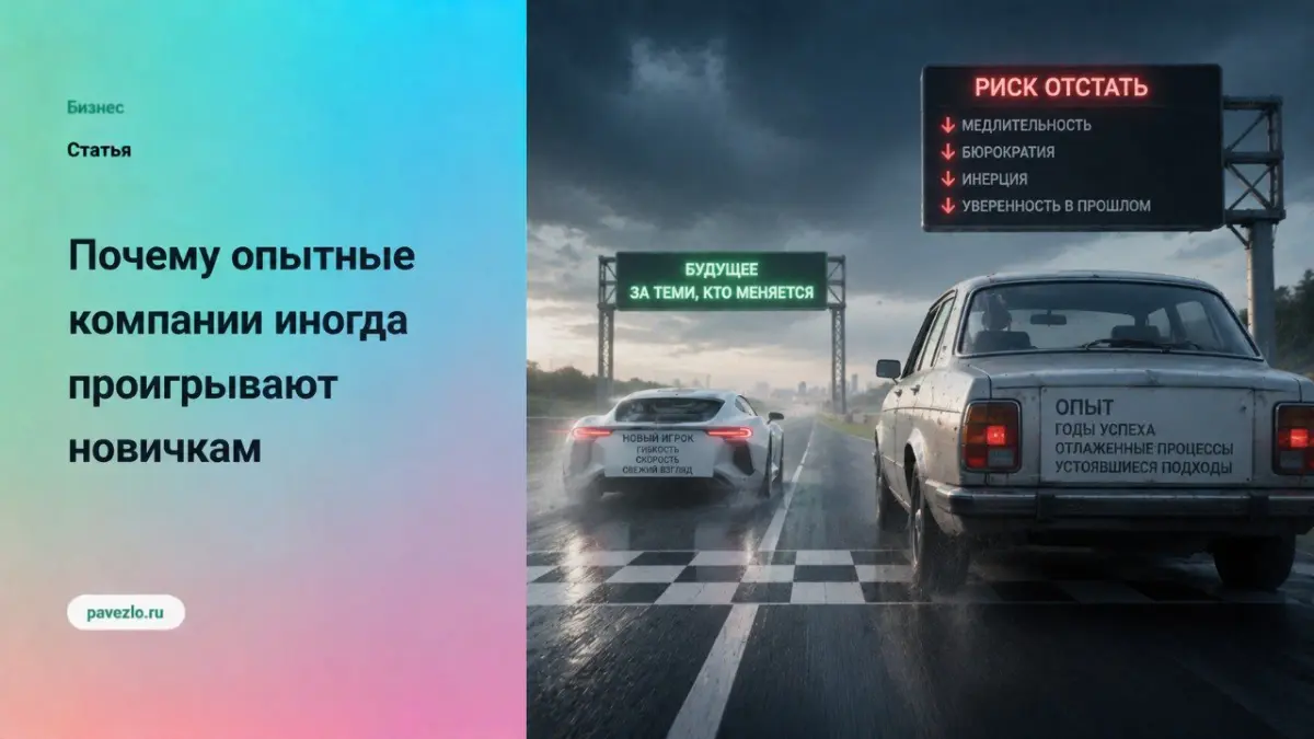 Почему опытные компании иногда проигрывают новичкам | Сетка — социальная сеть от hh.ru