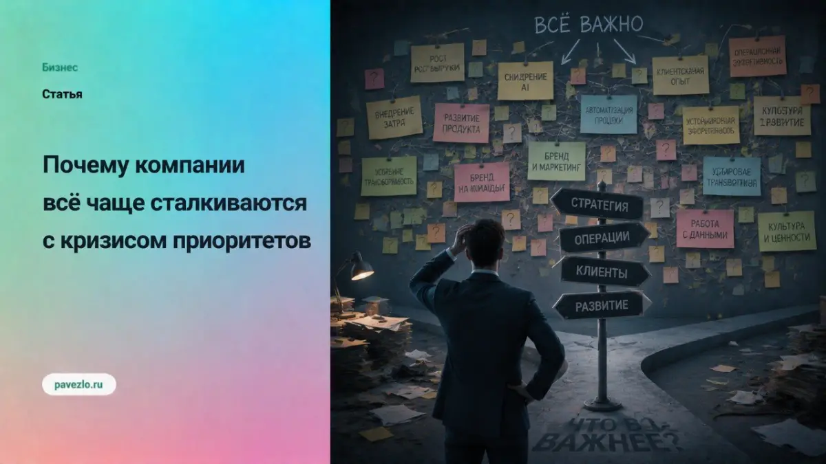 Почему компании всё чаще сталкиваются с кризисом приоритетов | Сетка — социальная сеть от hh.ru