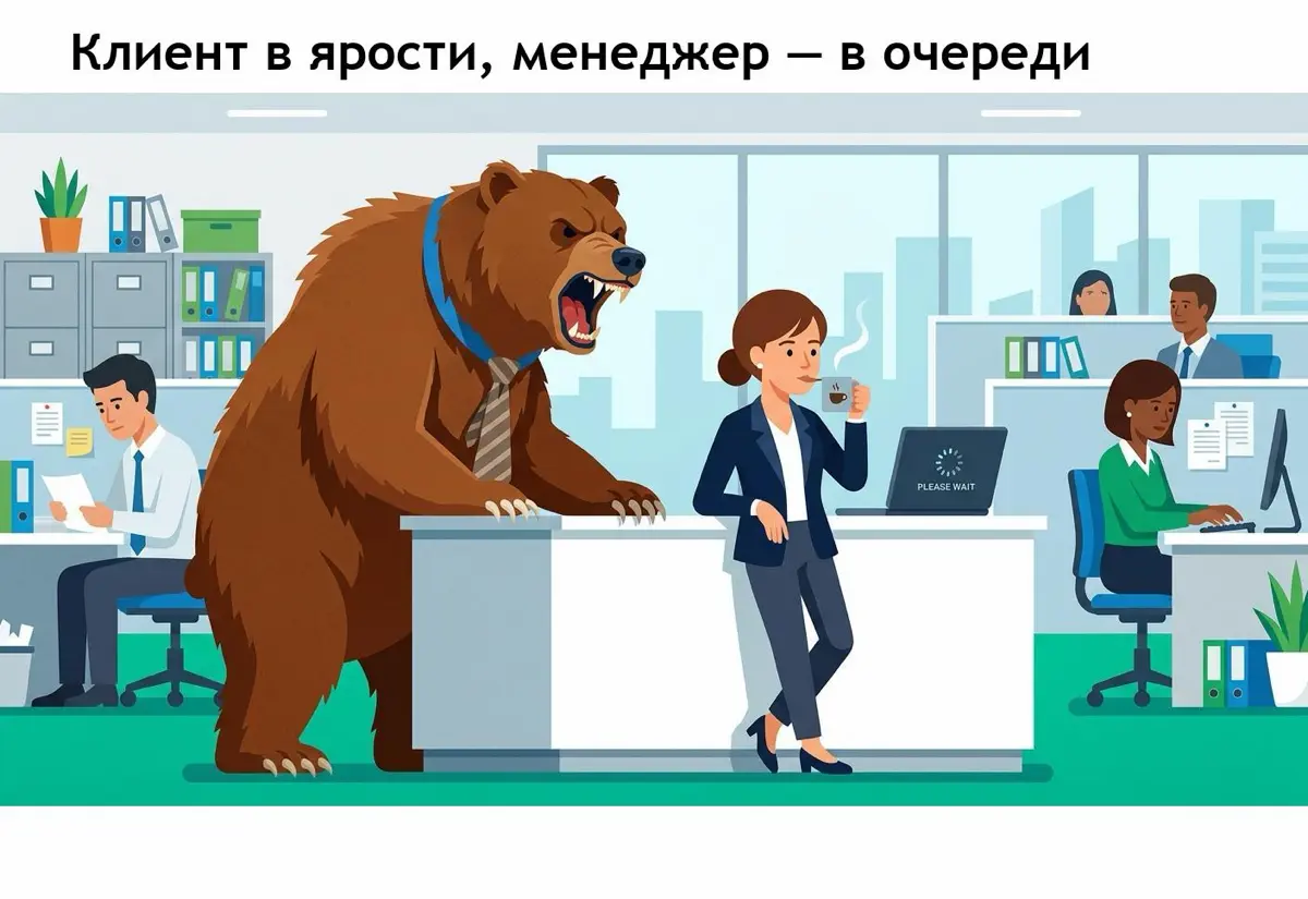 Ваш лучший клиент прямо сейчас в бешенстве. | Сетка — социальная сеть от hh.ru