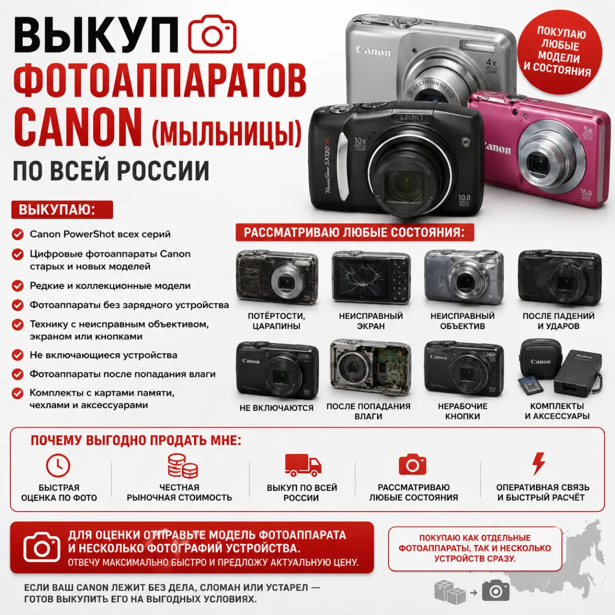 📸 Выкуп Фотоаппаратов, Мыльниц Canon. | Сетка — социальная сеть от hh.ru