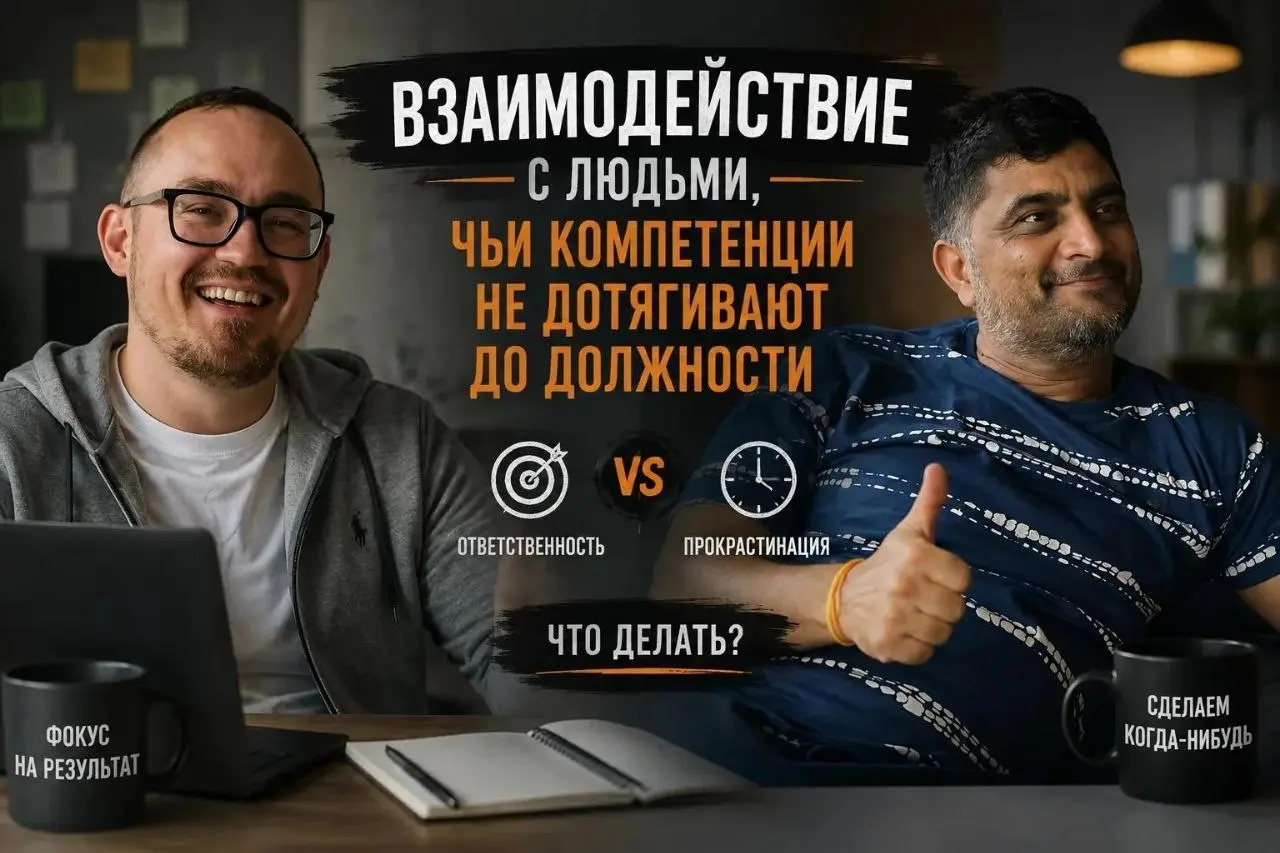 Взаимодействие с людьми, чьи компетенции не дотягивают до должности
Часто ли вам встречались люди, которые, мягко говоря, не справляются со своими обязанностями? И в итоге, чтобы завершить проект в ср... | Сетка — социальная сеть от hh.ru