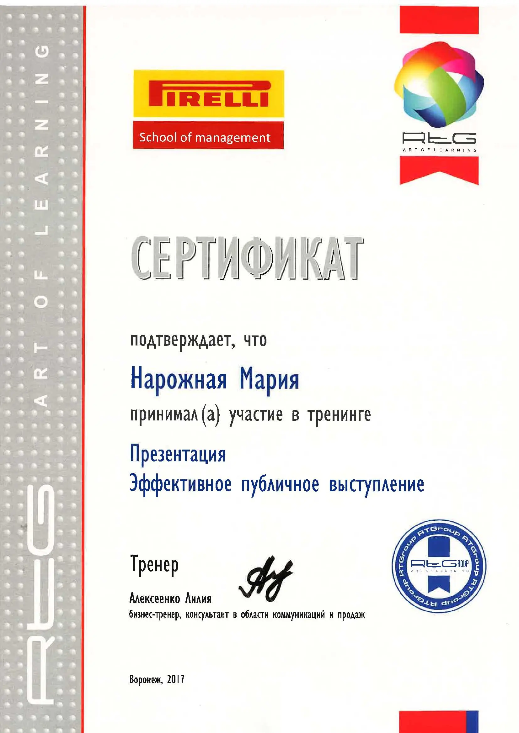 Network member avatar