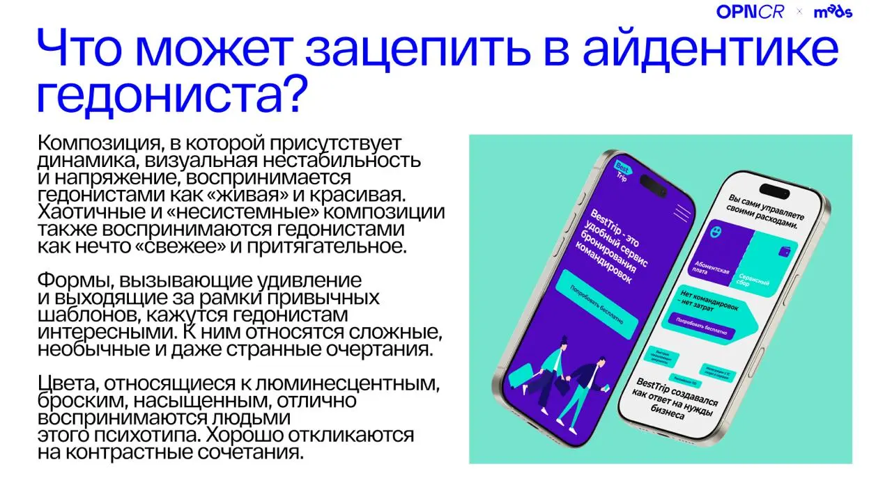 Друзья, ну как ваш день? На связи брендинговое агентство Opencore. 🔥
Продолжаем говорить об айдентике для разных психотипов — и переходим к гедонисту | Сетка — социальная сеть от hh.ru