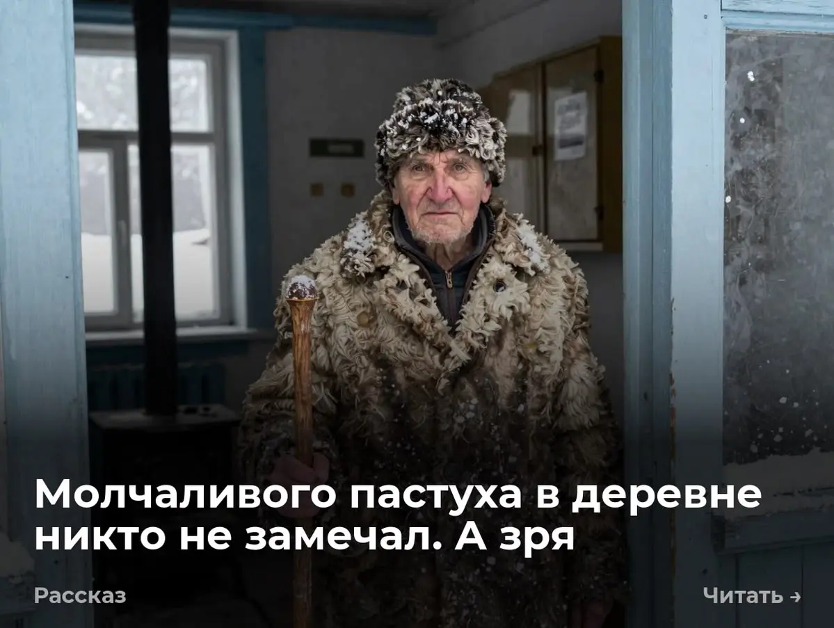 Молчаливого пастуха в деревне никто не замечал. А зря
Сижу я как-то в своём медпункте | Сетка — социальная сеть от hh.ru