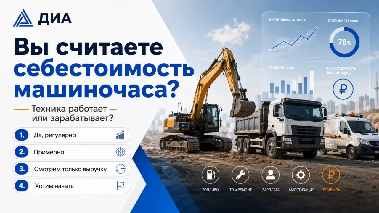 Вы считаете себестоимость машиночаса?
Многие знают, сколько техника зарабатывает за смену.
Но далеко не все точно понимают, сколько стоит 1 час её работы | Сетка — социальная сеть от hh.ru