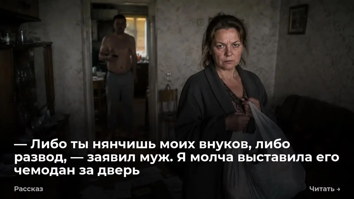 — Либо ты нянчишь моих внуков, либо развод, — заявил муж. Я молча выставила его чемодан за дверь
На итальянском ковре валялся разорванный подгузник | Сетка — социальная сеть от hh.ru