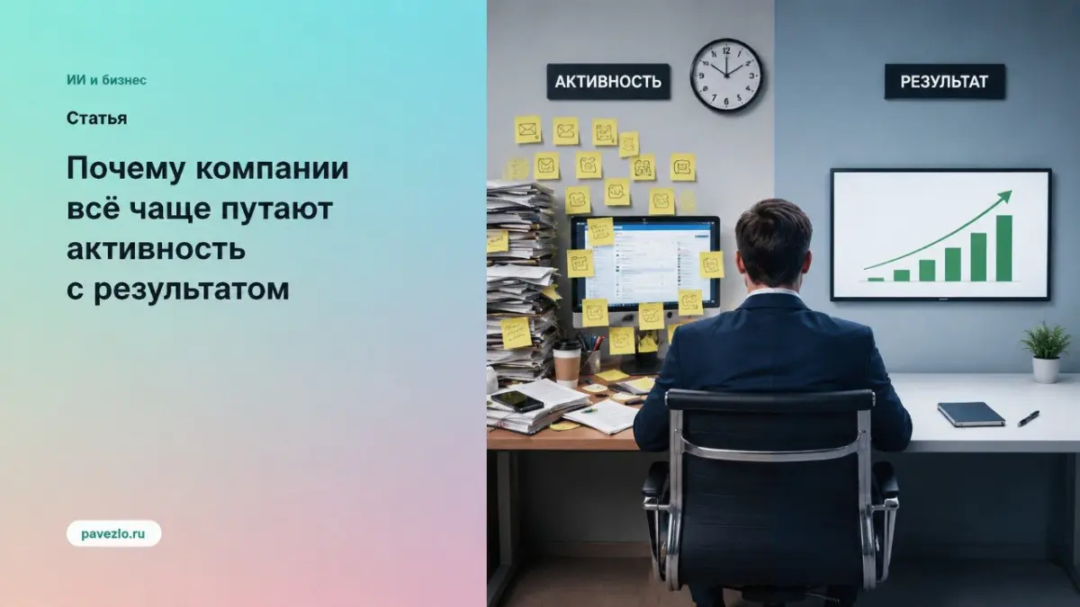 Почему компании путают активность с результатом | Сетка — социальная сеть от hh.ru