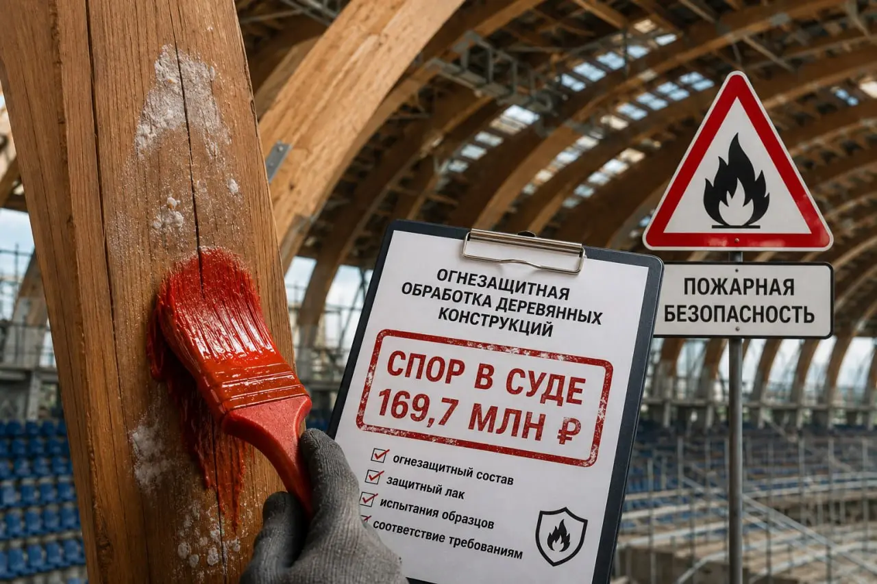 169,7 млн убытков из-за белых пятен? Апелляция сказала: не всё так просто
Красноярская спортивная школа «Енисей» потребовала взыскать с подрядчика 169,7 млн рублей за некачественную огнезащитную обраб... | Сетка — социальная сеть от hh.ru