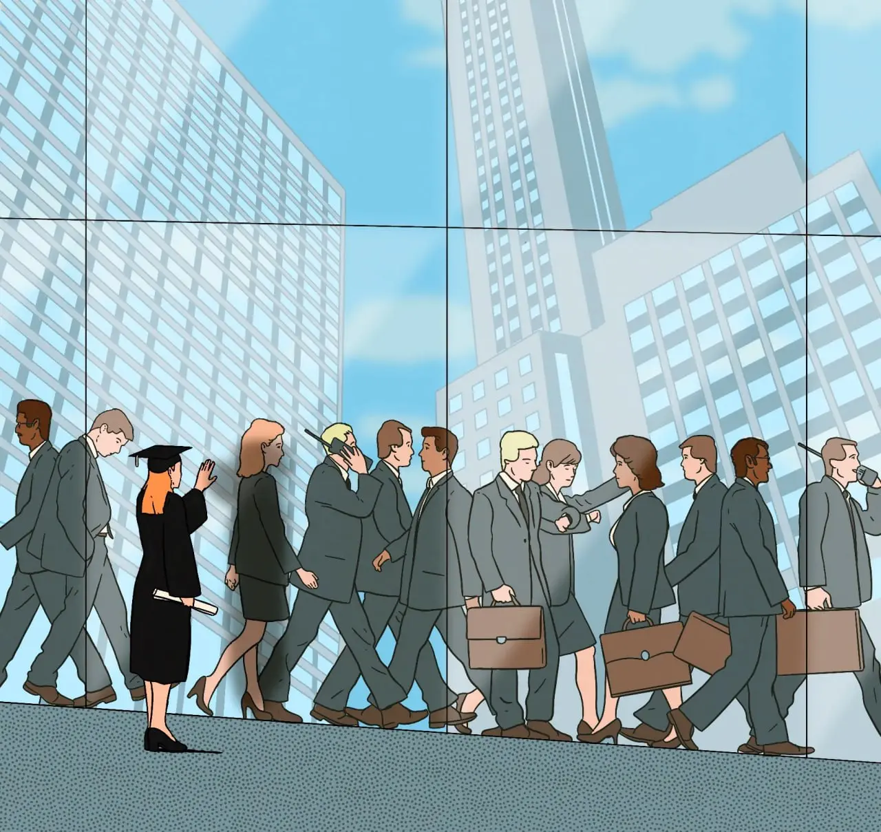 В какой момент работа в найме перестала быть гарантом стабильности? The New Yorker отвечает на этот вопрос через несколько эпох | Сетка — социальная сеть от hh.ru