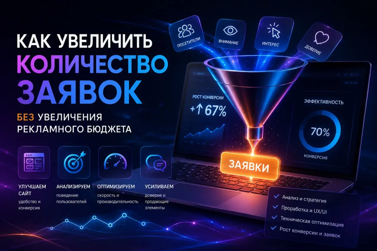 Как увеличить количество заявок без увеличения рекламного бюджета
Растить поток заявок не всегда означает тратить больше на рекламу. Иногда достаточно улучшить сайт и коммуникацию с пользователем | Сетка — социальная сеть от hh.ru