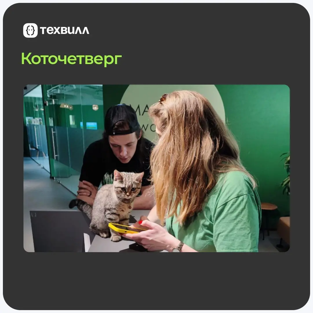 Мы на удалёнке и ценим свободу. Но встречаться с коллегами лично мы тоже любим 🥰
В Питере — идём в коворкинг. Он появился благодаря инициативе коллег | Сетка — социальная сеть от hh.ru