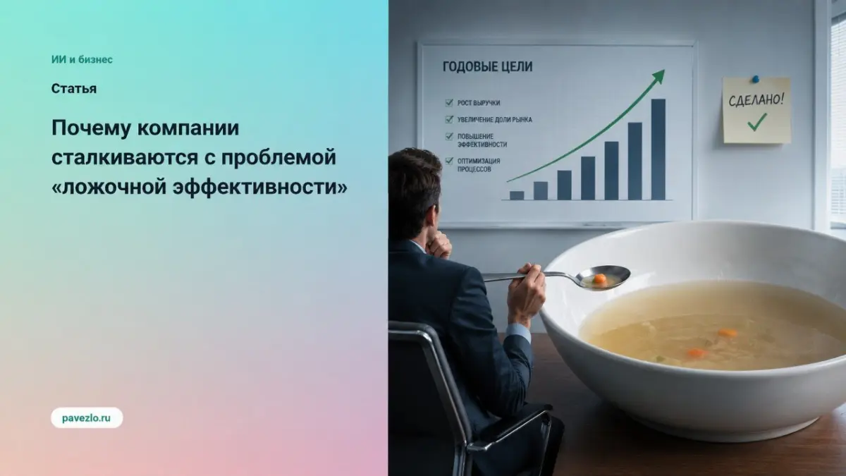 Почему компании сталкиваются с проблемой «ложной эффективнос | Сетка — социальная сеть от hh.ru
