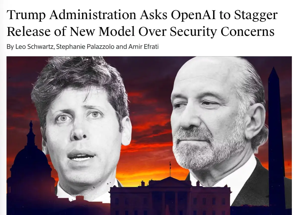 По сообщениям СМИ, OpenAI отложила широкий запуск GPT-5.6 после консультаций с властями США | Сетка — социальная сеть от hh.ru