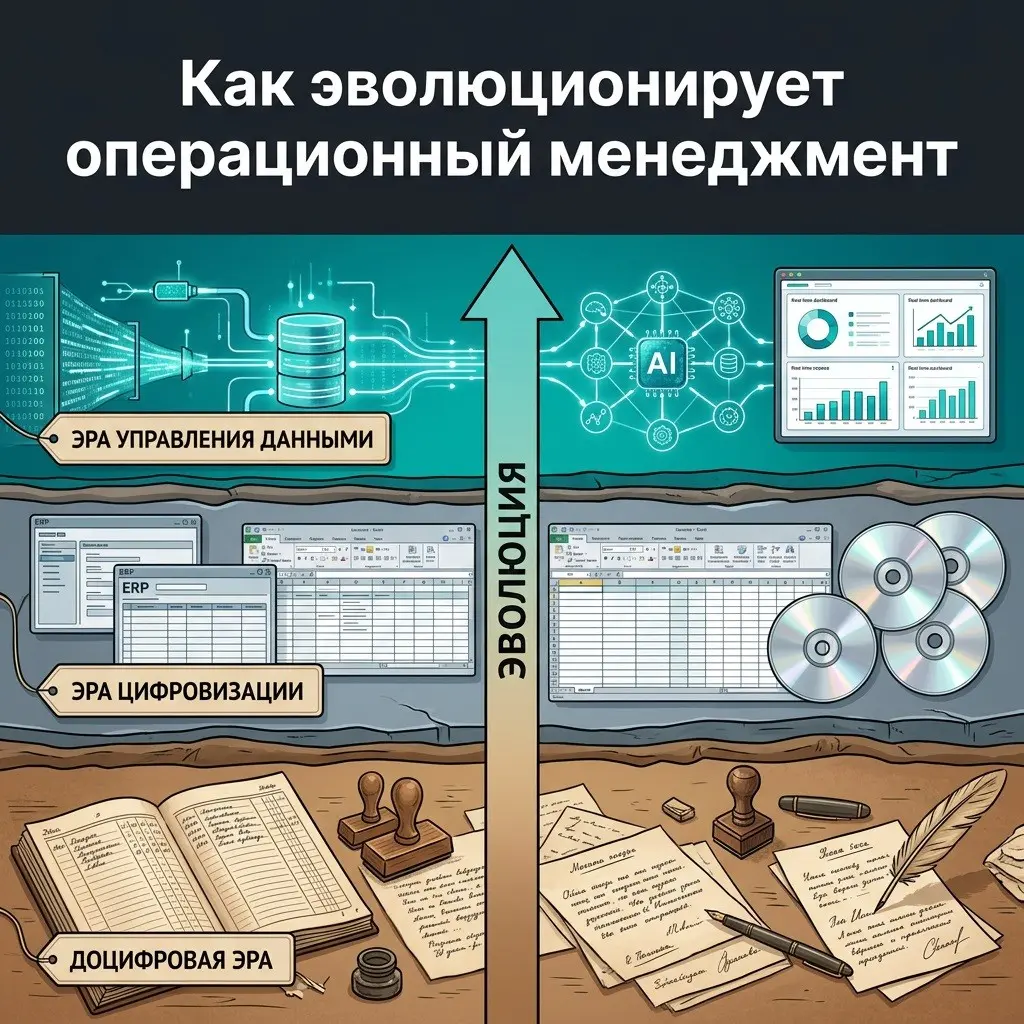 Эволюция операционного менеджмента | Сетка — социальная сеть от hh.ru