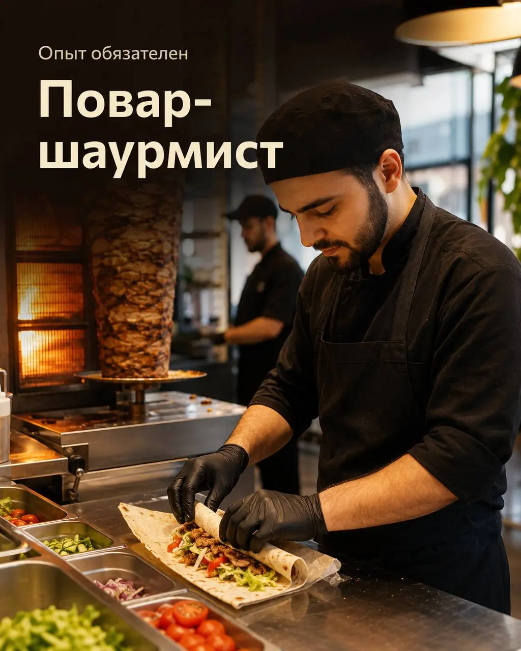 ПОВАР-ШАУРМИСТ
От 5 500₽/смена
кафе-корнер турецкой кухни
• Москва, м. Павелецкая
• Рестораны/Кафе
• +79188456826
Полное описание вакансии размещено в Телеграм и Макс | Сетка — социальная сеть от hh.ru