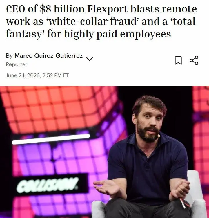 Удалёнка — это мошенничество, заявил CEO Flexport Райан Петерсен.
Итак, почему он так решил | Сетка — социальная сеть от hh.ru