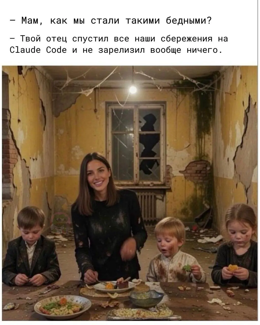 Батя вайбкодер - горе
#IT
😂 ПМ 💬 MAX 🛍 Другие каналы
В этом посте были ссылки, но мы их удалили по правилам Сетки | Сетка — социальная сеть от hh.ru