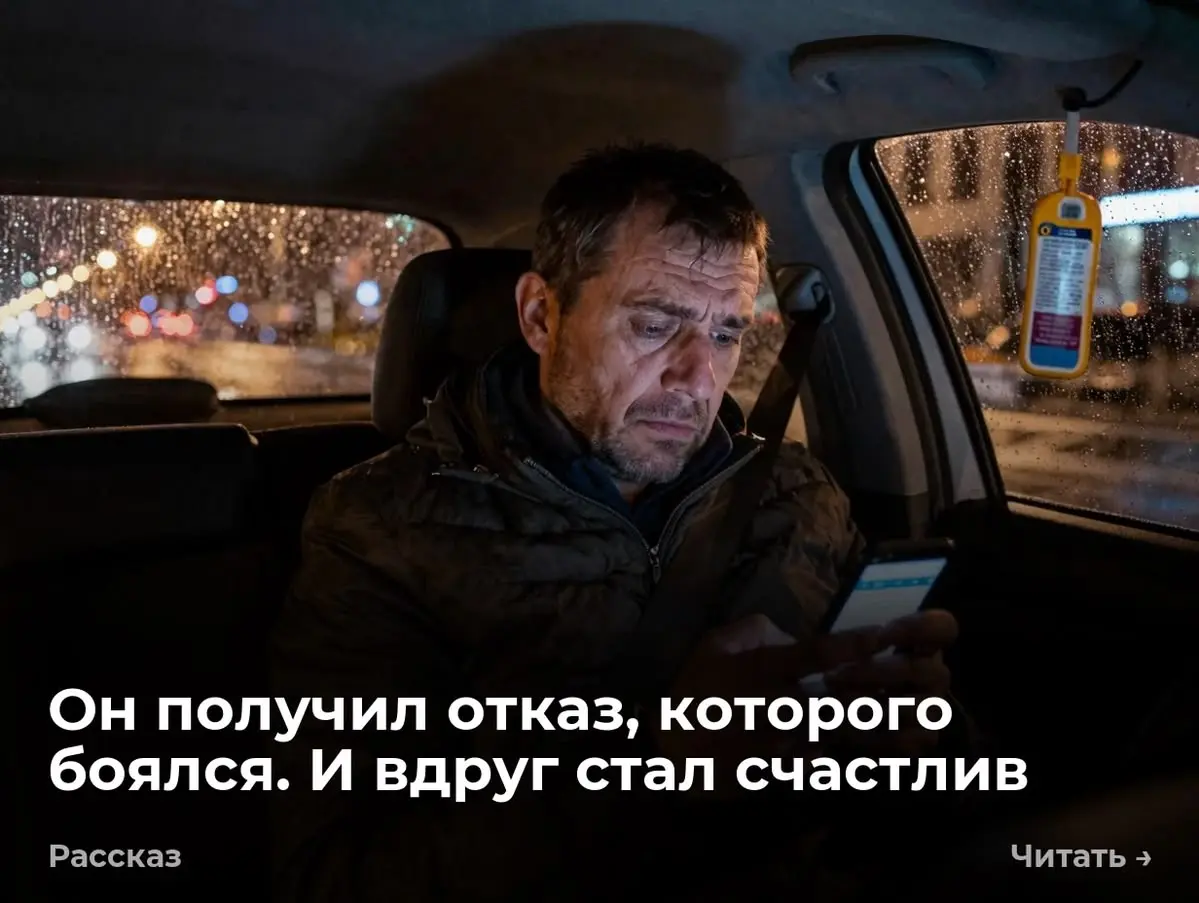 Он получил отказ, которого боялся. И вдруг стал счастлив
К девяти вечера правое плечо начало ныть так, будто в сустав загнали ржавый гвоздь | Сетка — социальная сеть от hh.ru