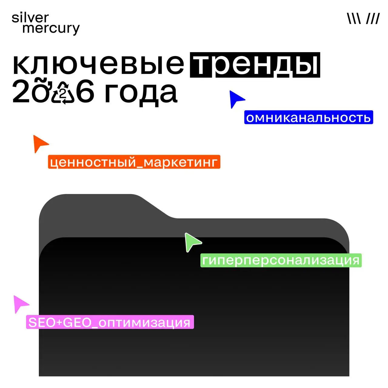 На самом деле трендов в маркетинге намного больше, чем тренд на ИИ
Мы проанализировали исследование Т-Бизнес о ключевых трендах 2026 года и собрали короткую выжимку | Сетка — социальная сеть от hh.ru