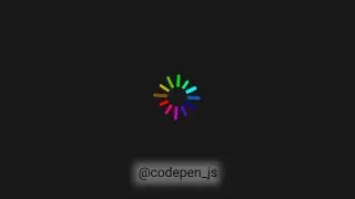 Color Wheel Preloader — ожидание загрузки.  Реализована с помощью CSS и JavaScript
https://codepen.io/jackyef/pen/RZXWQB | Сетка — социальная сеть от hh.ru