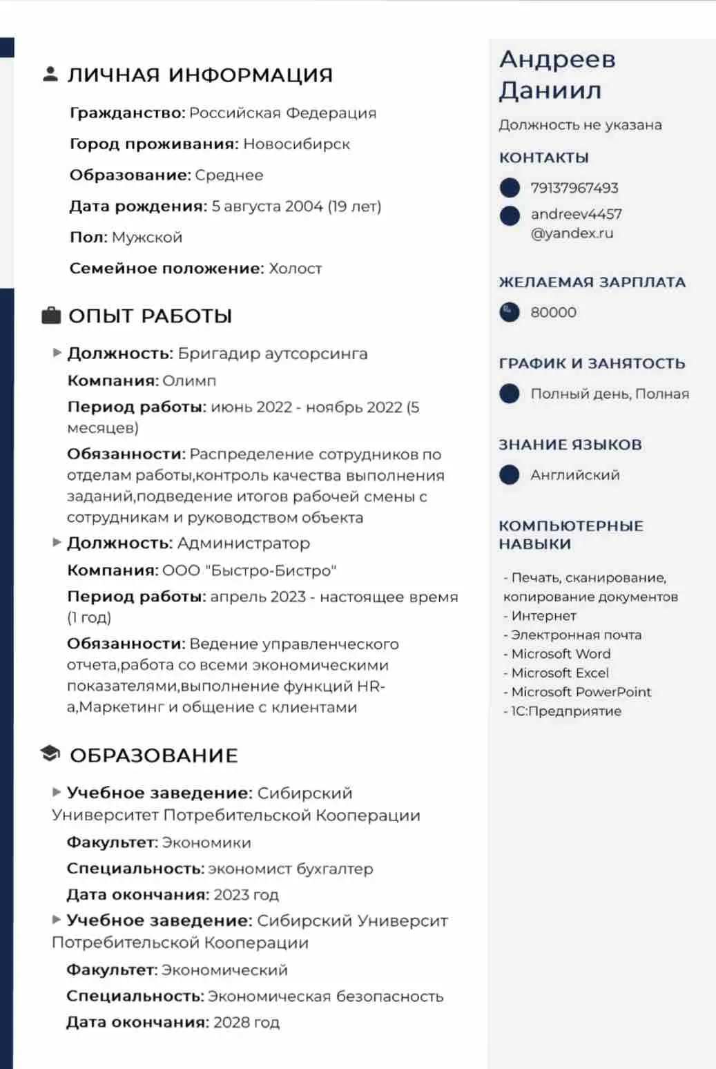 Network member avatar