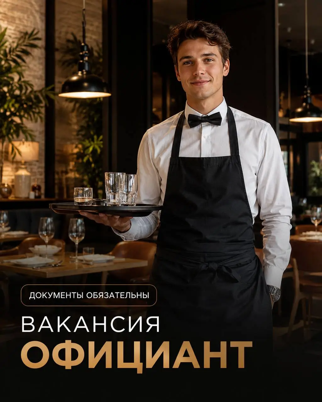 ОФИЦИАНТ
От 3 500₽/смена + чаевые
THE MOB
• Москва, м. Динамо
• Рестораны/Кафе
• +79197663683
Полное описание вакансии размещено в Телеграм и Макс. Переходите по ссылке в закрепленном сообщении | Сетка — социальная сеть от hh.ru