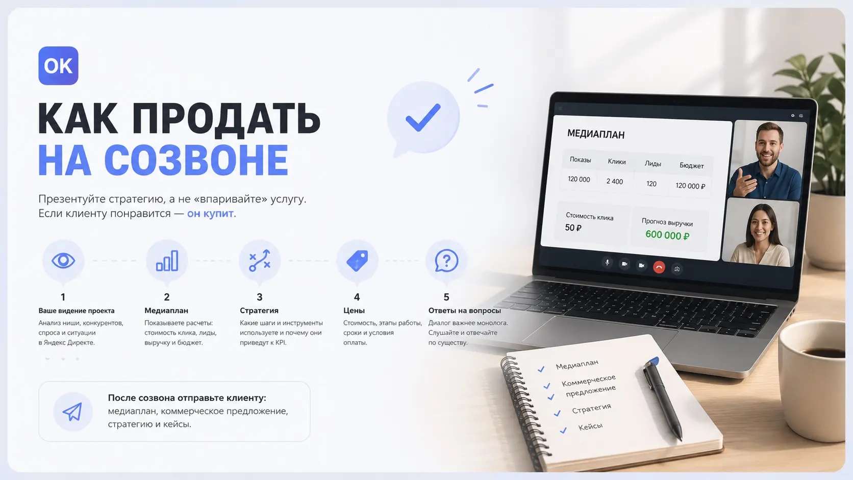 🆗 Как продать на созвоне | Сетка — социальная сеть от hh.ru