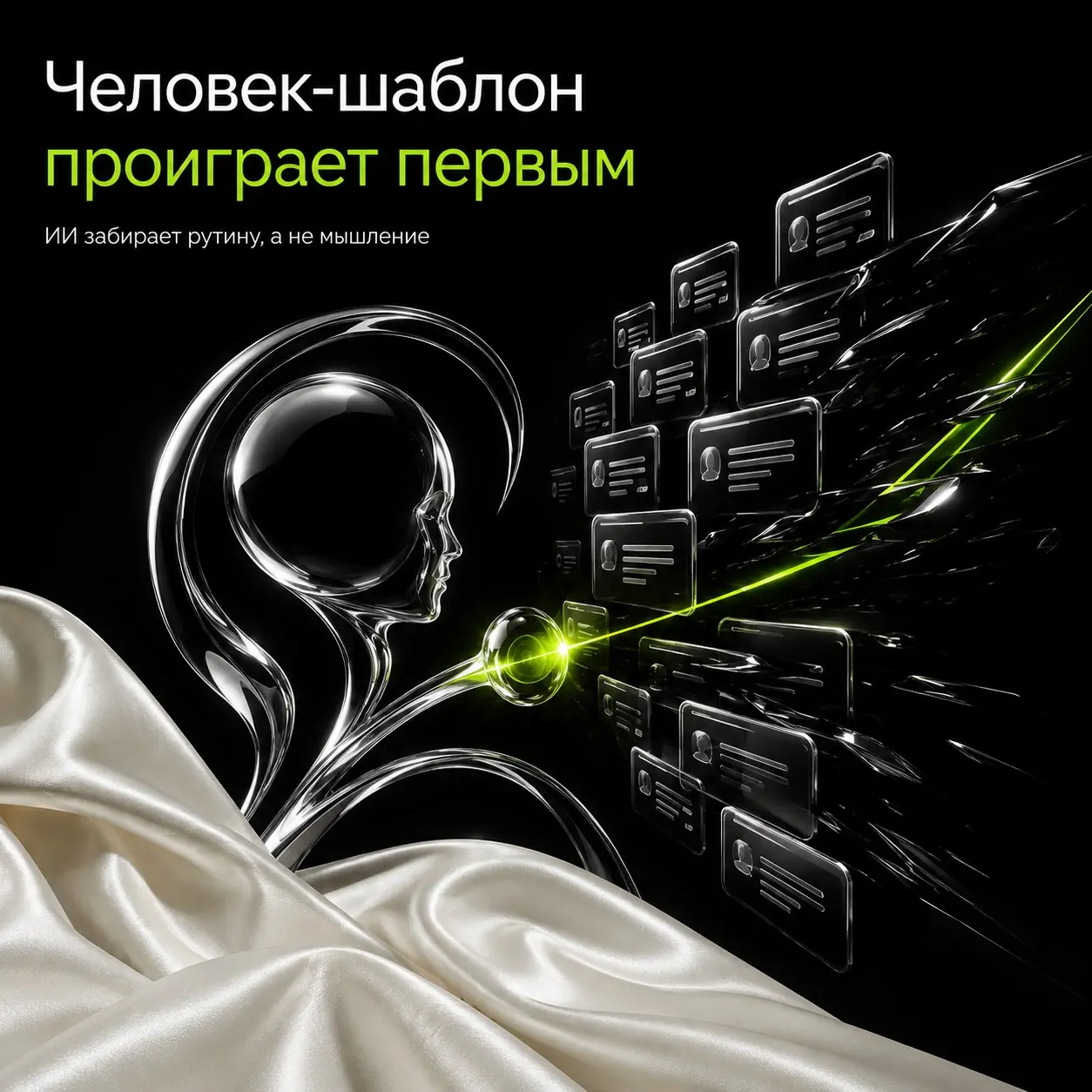 Человек-шаблон проиграет первым | Сетка — социальная сеть от hh.ru