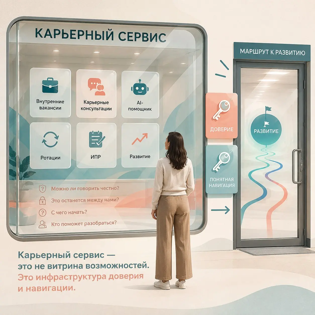 Карьерный сервис внутри компании: почему одной платформы недостаточно
На прошлой неделе была на Talent Management Forum 2026 | Сетка — социальная сеть от hh.ru