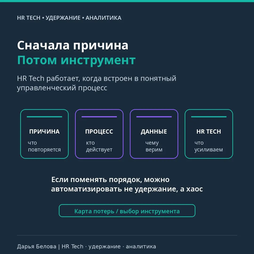 Сначала причина текучести, потом HR Tech-инструмент | Сетка — социальная сеть от hh.ru