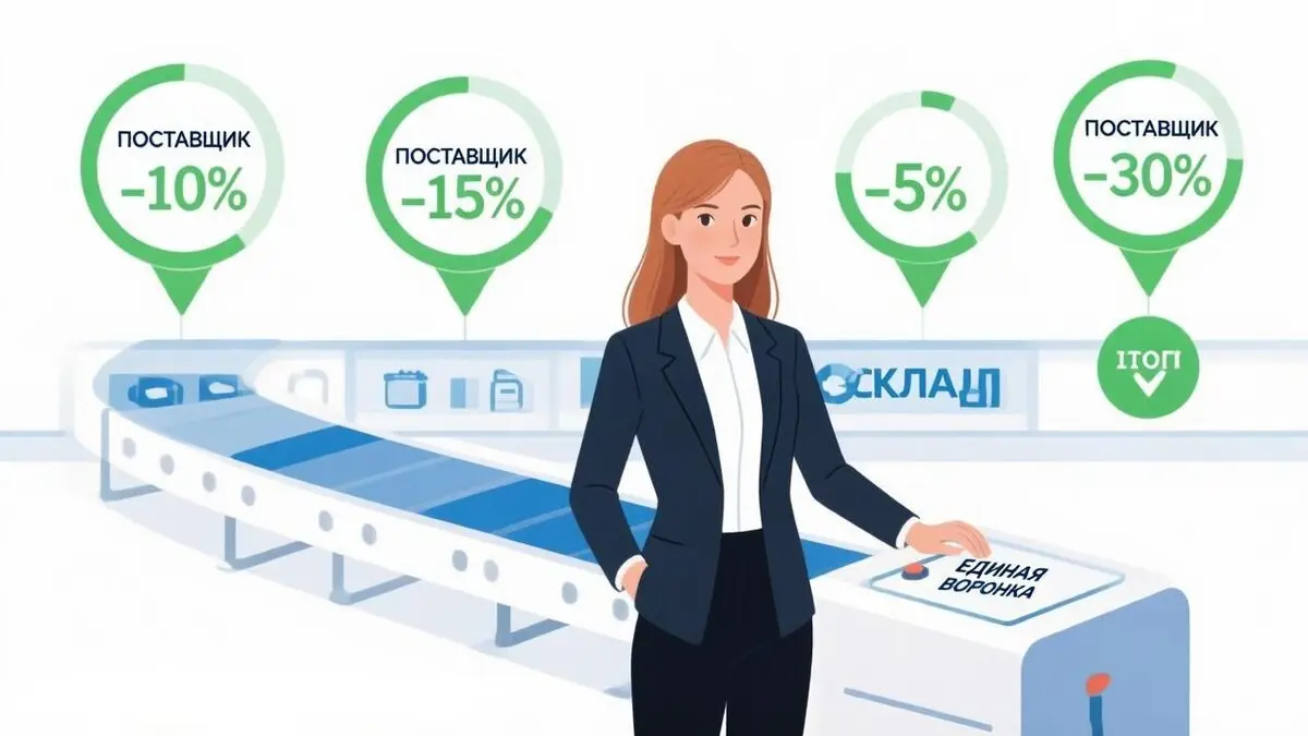 Сколько можно сэкономить на закупках с единой воронкой | Сетка — социальная сеть от hh.ru