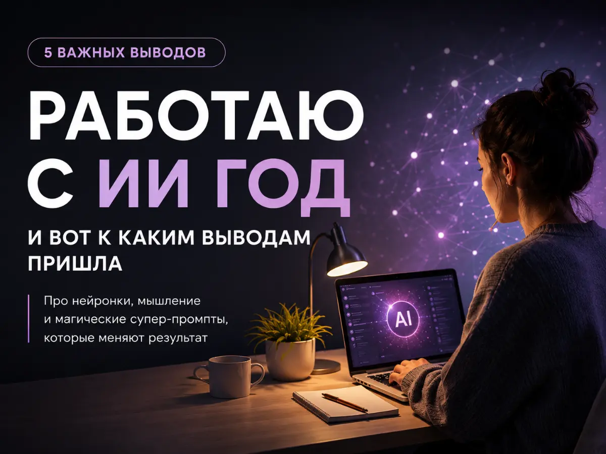 Выводы за год работы с ИИ | Сетка — социальная сеть от hh.ru