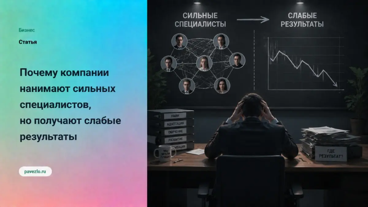Компании нанимают сильных спецов, но получают слабый результ | Сетка — социальная сеть от hh.ru