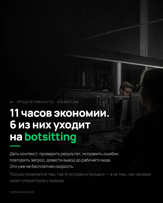 AI экономит время. Но часть выигрыша съедает управление моде | Сетка — социальная сеть от hh.ru