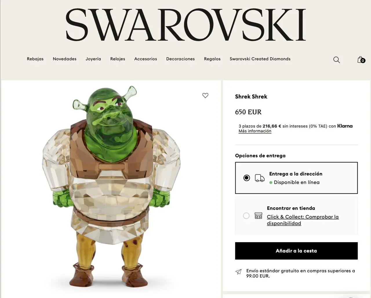 Ювелирка которую мы заслужили
Я не падок на люкс, но Шрек от Swarovski это прям сильно. Не знаю зачем, но оно мне надо. Стоит 60 тысяч рублей
@maratyus | Сетка — социальная сеть от hh.ru