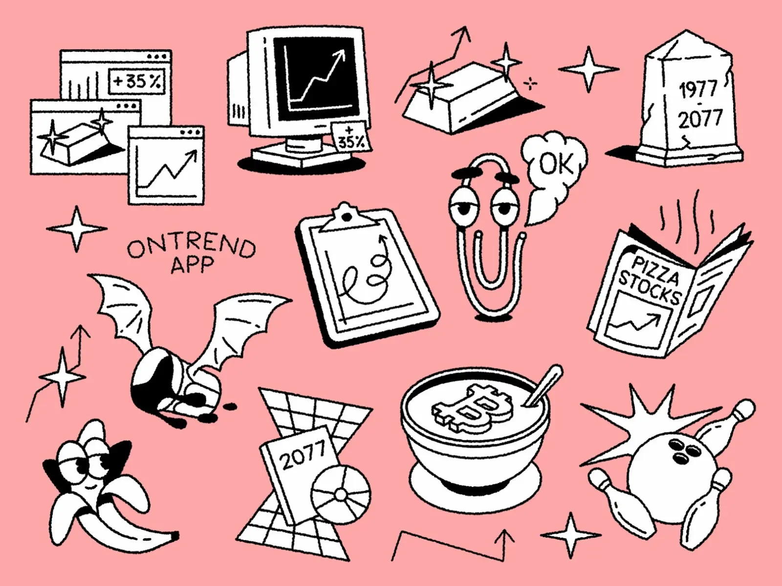 Иллюстрации и стикеры от Egg Doodle | Сетка — социальная сеть от hh.ru