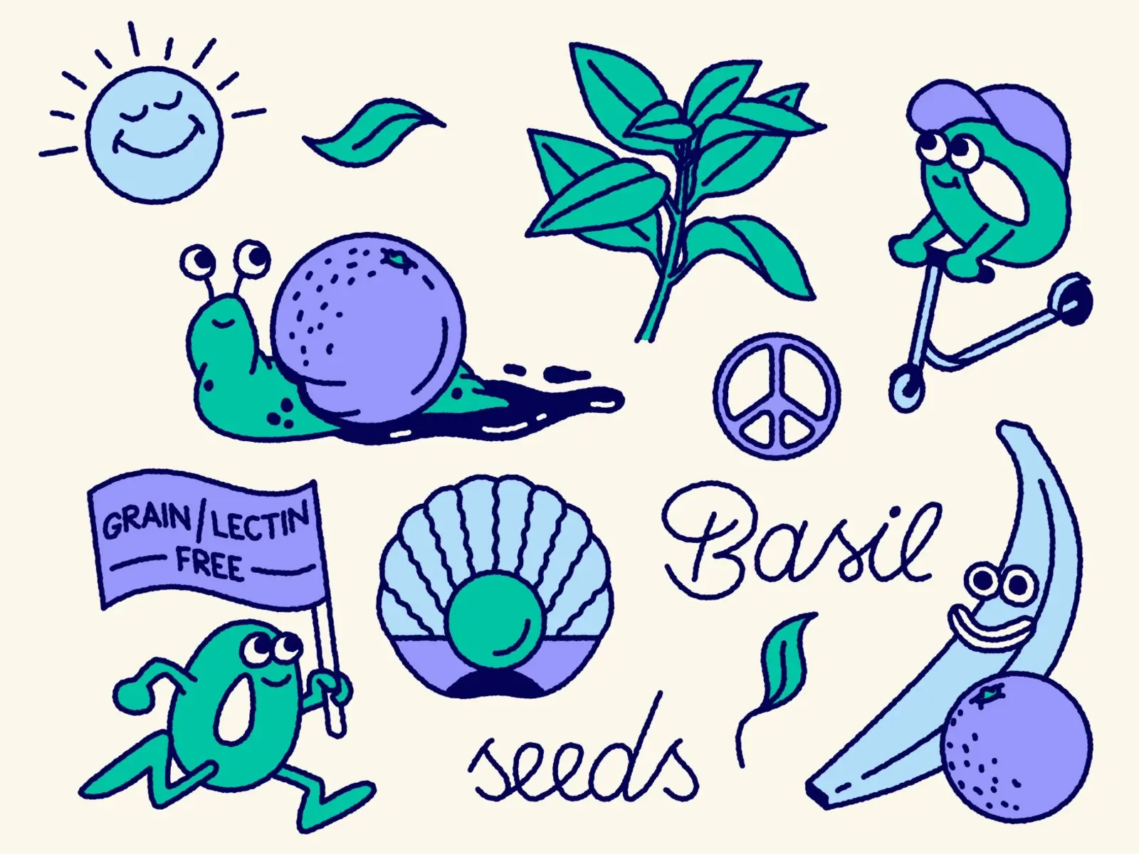 Иллюстрации и стикеры от Egg Doodle | Сетка — социальная сеть от hh.ru