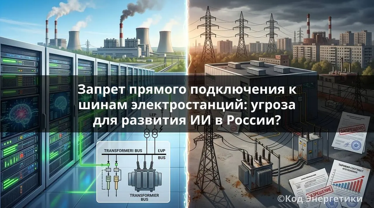 Запрет прямого подключения к шинам электростанций: угроза для развития ИИ в России?
Представьте: вы строите дата‑центр для ИИ‑проектов и рассчитываете сэкономить на инфраструктуре за счёт прямого подк... | Сетка — социальная сеть от hh.ru