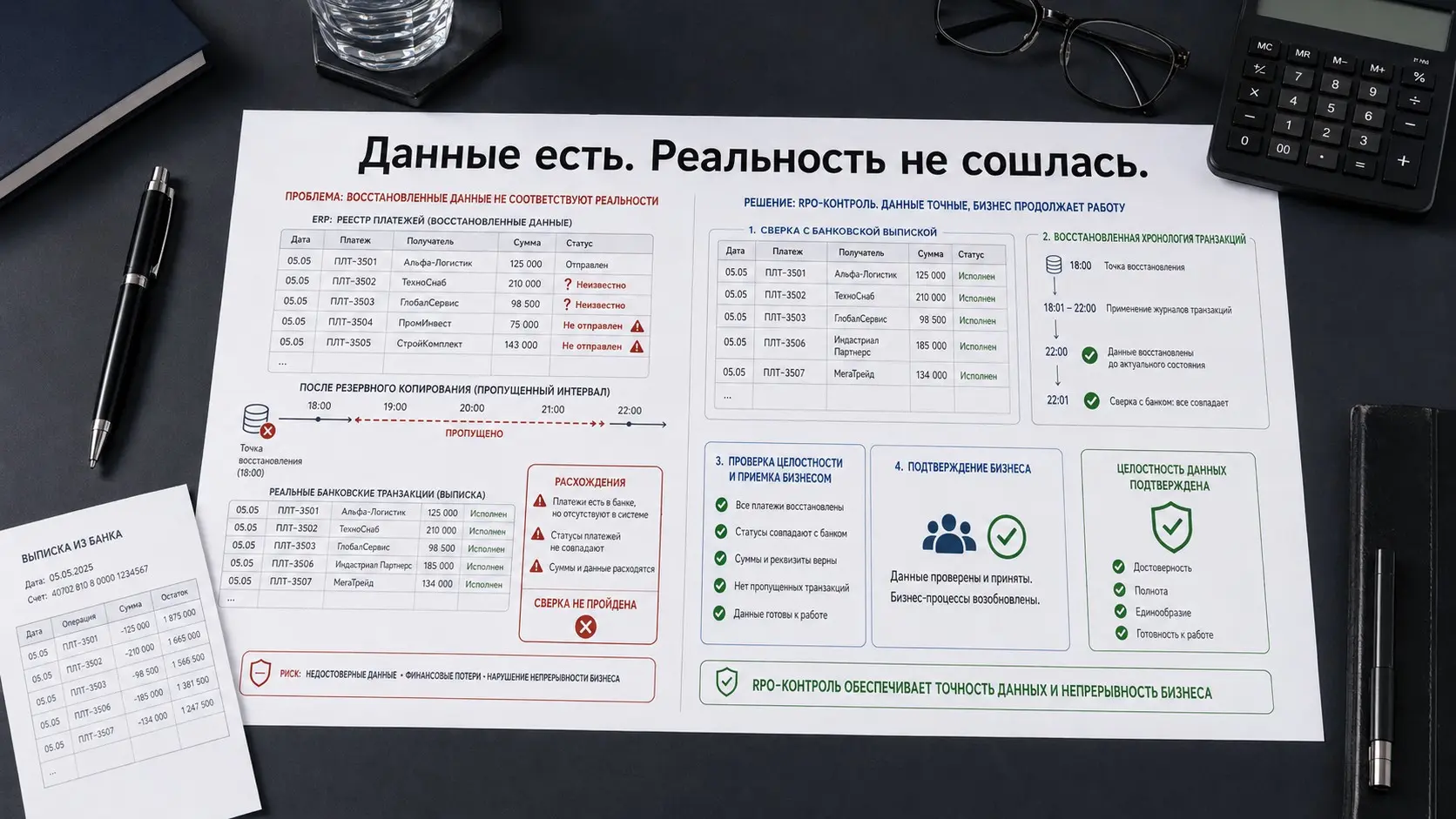Система восстановилась.
В реестре исходящих платежей - десятки строк со статусом «не отправлен».
Банк показывает другое: деньги с расчётного счёта уже ушли | Сетка — социальная сеть от hh.ru