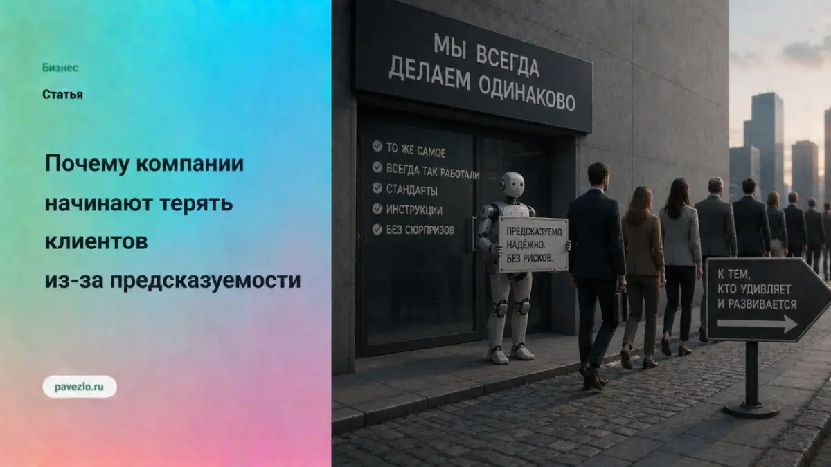 Почему компании теряют клиентов из-за предсказуемости | Сетка — социальная сеть от hh.ru