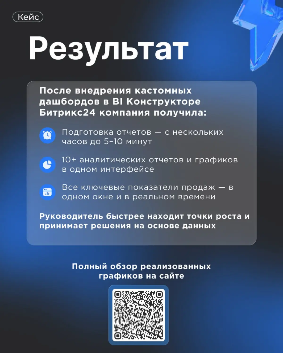 Кейс: Создание кастомных дашбордов в BI Конструкторе Битрикс | Сетка — социальная сеть от hh.ru