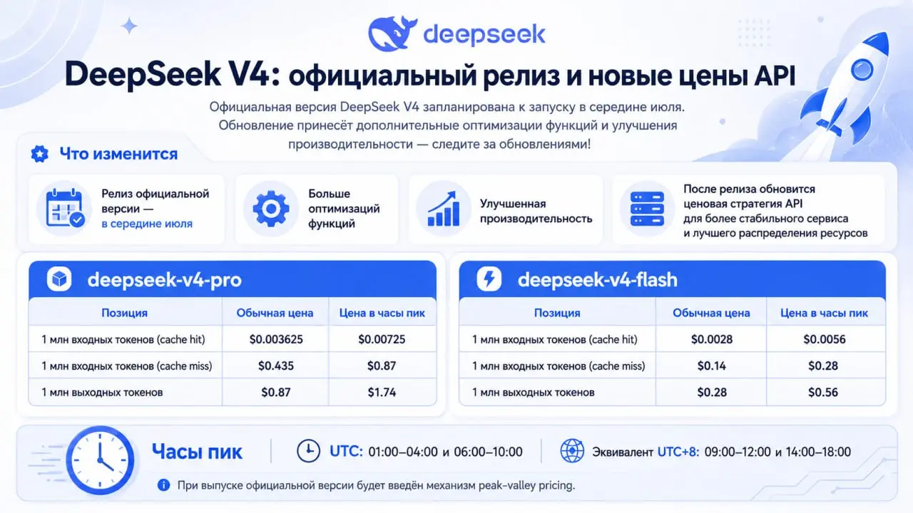 "DeepSeek напомнил, что мы используем Preview-версию, а полноценный DeepSeek мы ещё даже не видели: он выйдет в середине июля, и в нём будет ещё больше крутых фич и улучшенная производительность | Сетка — социальная сеть от hh.ru