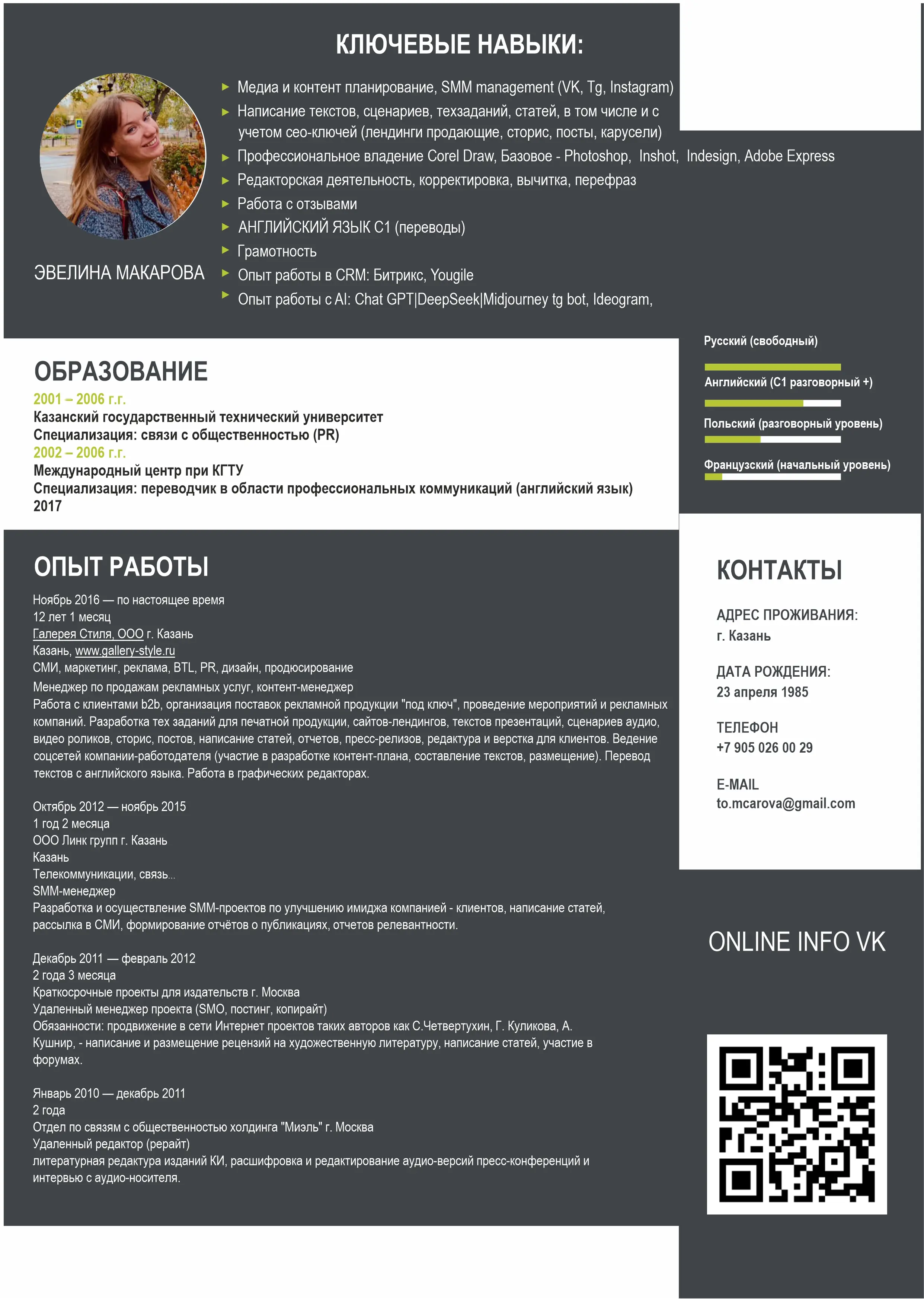 Network member avatar