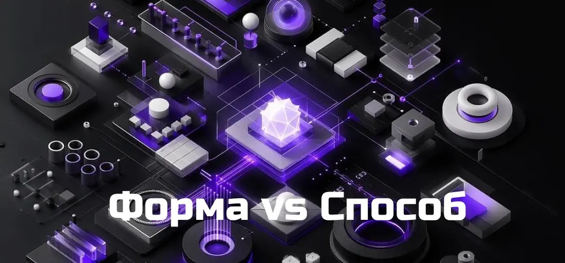 Форма vs Способ | Сетка — социальная сеть от hh.ru