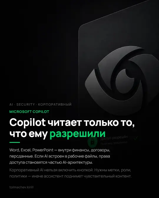 Copilot в Office: границы AI задают метки доступа | Сетка — социальная сеть от hh.ru
