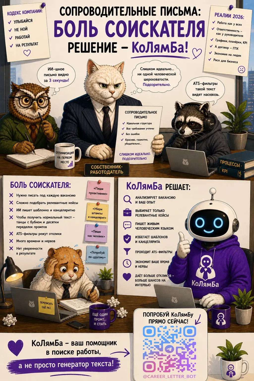 Самая раздражающая часть поиска работы — не собеседование... | Сетка — социальная сеть от hh.ru